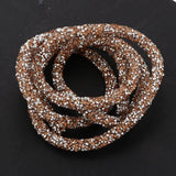 Maxbell Hollow Bracelet Cord For DIY Jewelry Crafts Christmas Party Decor Champagne