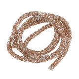 Maxbell Hollow Bracelet Cord For DIY Jewelry Crafts Christmas Party Decor Champagne