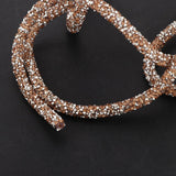 Maxbell Hollow Bracelet Cord For DIY Jewelry Crafts Christmas Party Decor Champagne