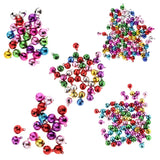 Maxbell 45Pc Multi-colors Copper Bells DIY Hand-woven Bracelet Necklace Accs 12&14mm