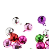 Maxbell 45Pc Multi-colors Copper Bells DIY Hand-woven Bracelet Necklace Accs 12&14mm