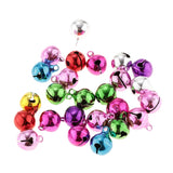 Maxbell 45Pc Multi-colors Copper Bells DIY Hand-woven Bracelet Necklace Accs 12&14mm