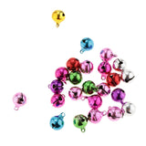 Maxbell 45Pc Multi-colors Copper Bells DIY Hand-woven Bracelet Necklace Accs 12&14mm