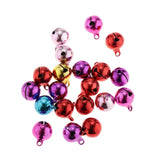 Maxbell 45Pc Multi-colors Copper Bells DIY Hand-woven Bracelet Necklace Accs 12&14mm