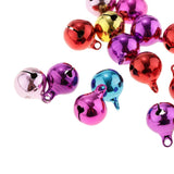 Maxbell 45Pc Multi-colors Copper Bells DIY Hand-woven Bracelet Necklace Accs 12&14mm