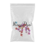 Maxbell 2.5mm Multi-colors Xmas Jingle Bells Pendant Handmade Party Crafts DIY 14mm