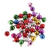 Maxbell 2.5mm Multi-colors Xmas Jingle Bells Pendant Handmade Party Crafts DIY 10mm