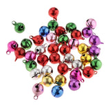 Maxbell 2.5mm Multi-colors Xmas Jingle Bells Pendant Handmade Party Crafts DIY 10mm