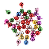 Maxbell 2.5mm Multi-colors Xmas Jingle Bells Pendant Handmade Party Crafts DIY 10mm