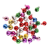 Maxbell 2.5mm Multi-colors Xmas Jingle Bells Pendant Handmade Party Crafts DIY 10mm