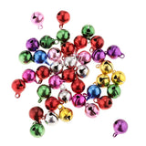 Maxbell 2.5mm Multi-colors Xmas Jingle Bells Pendant Handmade Party Crafts DIY 10mm