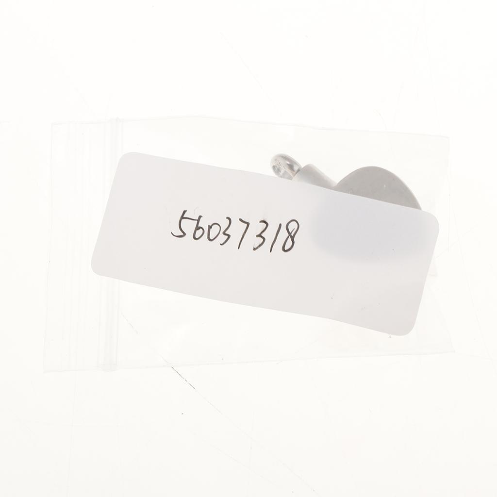Maxbell Maxbell Stainless Steel Black Enamel Love Heart Ash Urn Pendant Memorial Cremation