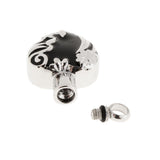 Maxbell Stainless Steel Black Enamel Love Heart Ash Urn Pendant Memorial Cremation - Aladdin Shoppers