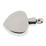 Maxbell Stainless Steel Black Enamel Love Heart Ash Urn Pendant Memorial Cremation - Aladdin Shoppers