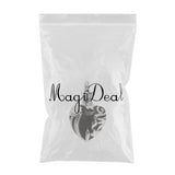 Maxbell Stainless Steel Black Enamel Love Heart Ash Urn Pendant Memorial Cremation - Aladdin Shoppers