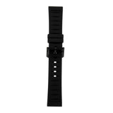 Maxbell Black Silicone Rubber Sport Replacement Watch Band Strap 24mm Black - Aladdin Shoppers