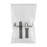Maxbell Black Silicone Rubber Sport Replacement Watch Band Strap 24mm Gold - Aladdin Shoppers