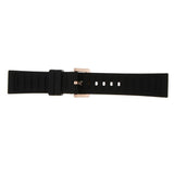 Maxbell Black Silicone Rubber Sport Replacement Watch Band Strap 20mm Rose Gold - Aladdin Shoppers