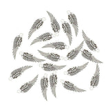 Maxbell 20Pcs Vintage Zinc Alloy Wings Charms Pendants for Jewelry DIY Making Crafts