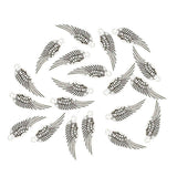 Maxbell 20Pcs Vintage Zinc Alloy Wings Charms Pendants for Jewelry DIY Making Crafts