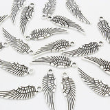 Maxbell 20Pcs Vintage Zinc Alloy Wings Charms Pendants for Jewelry DIY Making Crafts