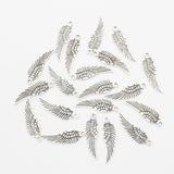 Maxbell 20Pcs Vintage Zinc Alloy Wings Charms Pendants for Jewelry DIY Making Crafts
