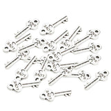 Maxbell 20PC Vintage Zinc Alloy DIY Jewelry Accessory Key Pendant Car Key Ring Chain