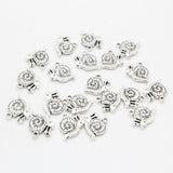 Maxbell 20 Pieces Bulk Silver Animal Snail Pendant Finding Bead Finding Crafts