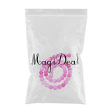 Maxbell 1 Strand 8mm Round Weathering Frosted Stone Loose Beads DIY Crafts Pink