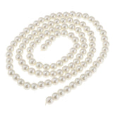 Maxbell 5 Package New DIY Glass Loose Round Imitation Pearl Beads Strand Off white