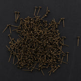 Wholesale Blank Earrings Pin Post Stud Findings DIY 400pcs Cup Post Bronze