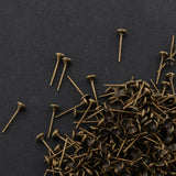 Wholesale Blank Earrings Pin Post Stud Findings DIY 400pcs Cup Post Bronze