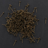 Wholesale Blank Earrings Pin Post Stud Findings DIY 400pcs Cup Post Bronze