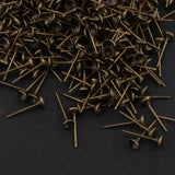 Wholesale Blank Earrings Pin Post Stud Findings DIY 400pcs Cup Post Bronze