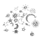 Sun Moon Star Insect Charm Pendant for DIY Necklace Bracelet Jewelry Making