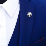 Maxbell Brass Plated Round Shape Punisher Symbol Brooch Comic Movie Theme Lapel Pin - Aladdin Shoppers