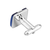 Maxbell Blue Cufflinks Cuff Links Tie Clips Necktie Wedding Men Boy Groomsman Gift