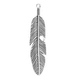 Maxbell 10 Pieces Vintage Metal Alloy Leaf Feathers Charms Pendant for Necklace Bag Keyring Findings Craft - Aladdin Shoppers