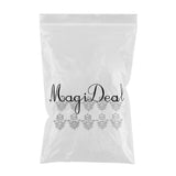 Maxbell 10 Pieces Alloy Hollow Palm Charms Pendant For Jewelry Making Accessories - Aladdin Shoppers