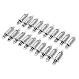 Maxbell 20 Pieces Alloy Cylinder Needle Charm Pendant For Jewelry Making Accessories - Aladdin Shoppers