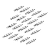 Maxbell 20 Pieces Alloy Cylinder Needle Charm Pendant For Jewelry Making Accessories - Aladdin Shoppers