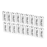 Maxbell 20 Pieces Alloy "Trust" Charm Pendant For Jewelry Finding Making Accessories - Aladdin Shoppers