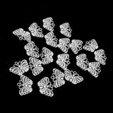 Maxbell 20 Pieces Alloy Butterfly Charms Pendant For Jewelry Making Accessories DIY - Aladdin Shoppers