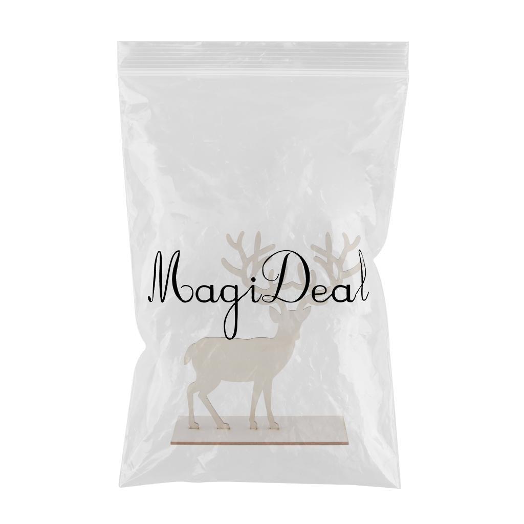 Maxbell Maxbell Natural Wooden Cute Elk Deer Shape Hanging Jewelry Display Stand Rack Showcase
