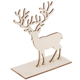 Maxbell Natural Wooden Cute Elk Deer Shape Hanging Jewelry Display Stand Rack Showcase - Aladdin Shoppers