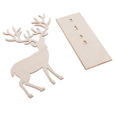 Maxbell Natural Wooden Cute Elk Deer Shape Hanging Jewelry Display Stand Rack Showcase - Aladdin Shoppers