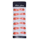 Maxbell 12Pcs Girls Baby Toddler Princess Snap Hair Clips Hair Accessories  Style 3