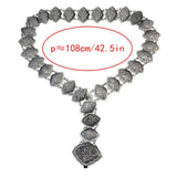 Maxbell Vintage Engraving Flower Hippie Waist Belly Chain Bohemia Beach Body Jewelry