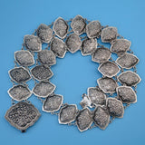 Maxbell Vintage Engraving Flower Hippie Waist Belly Chain Bohemia Beach Body Jewelry