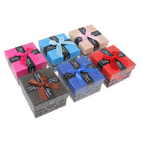 Maxbell 6pcs Paper Cardboard Jewelry Gift Box Watch Ring Earring Storage Case Random Color